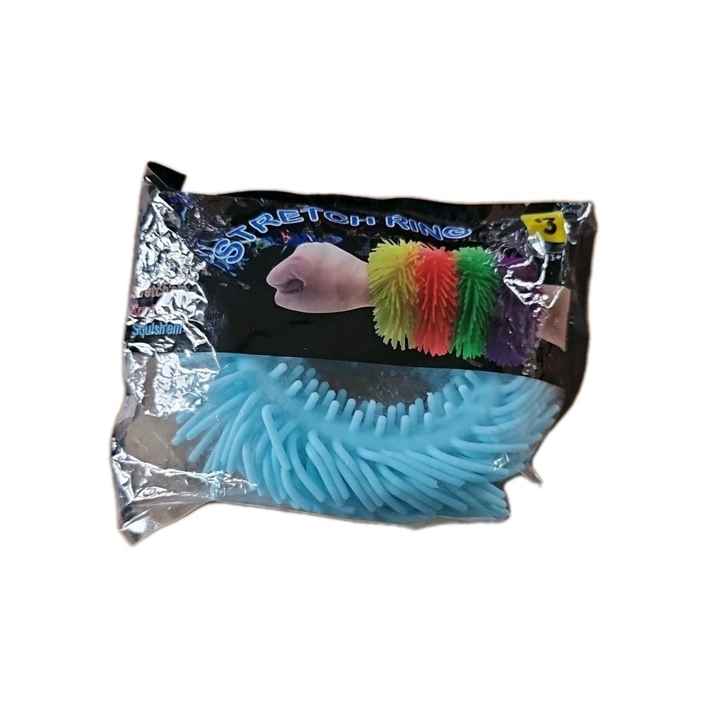 Puffer Sensory Bracelet Band for Tactile and Fidget Fun LIGHT BLUE #1010, 1021